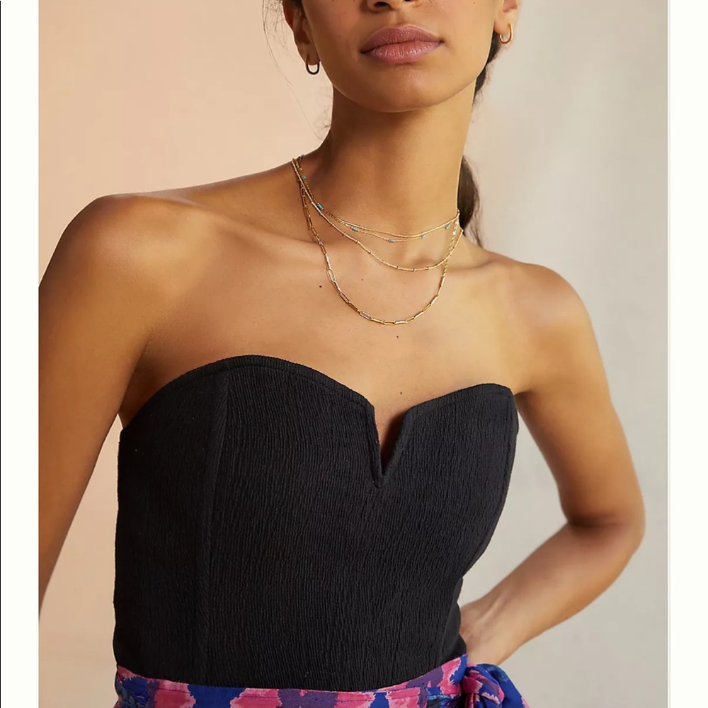 NWT! Anthro Bustier Tube Top